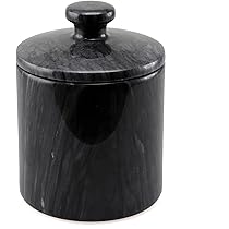 ブラックマーブル スパコレクション コットンボールホルダー Amazon.co.jp: Creative Home ブラックマーブル スパ